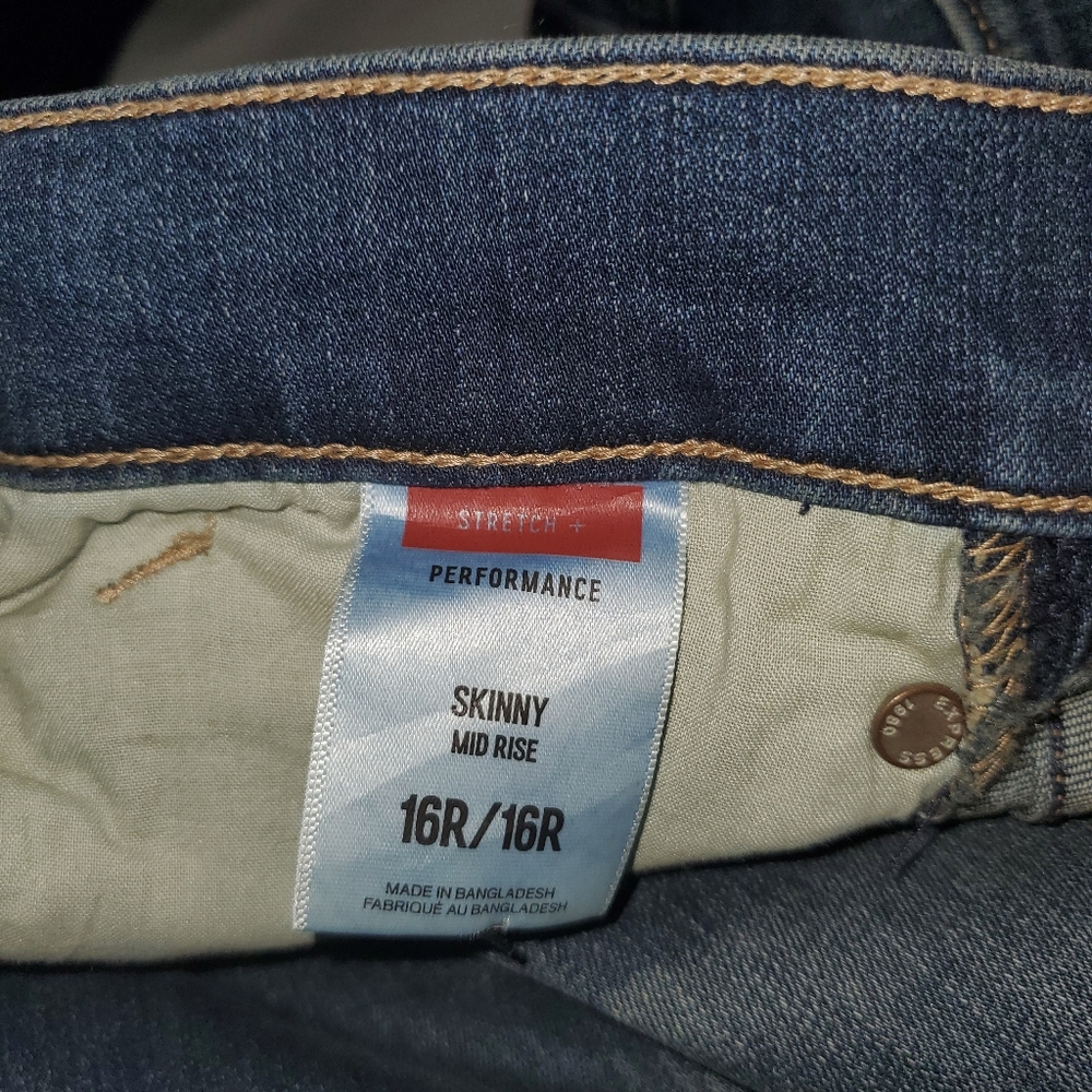 Express - 16R Skinny Mid Rise Performance Stretch